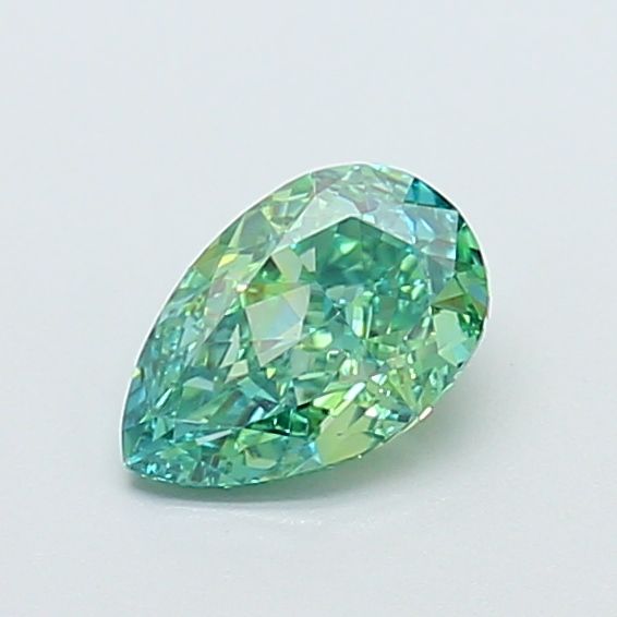 IGI LG720546226 : Pear 1ct Fancy Vivid Green VS2 VG VG None