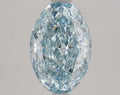 IGI LG763618918 - Oval 2.32ct Fancy Vivid Greenish Blue VS1 EX EX None