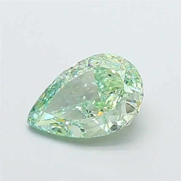 IGI LG720547365 - Pear 2.68ct Fancy Vivid Green VS1 EX EX None