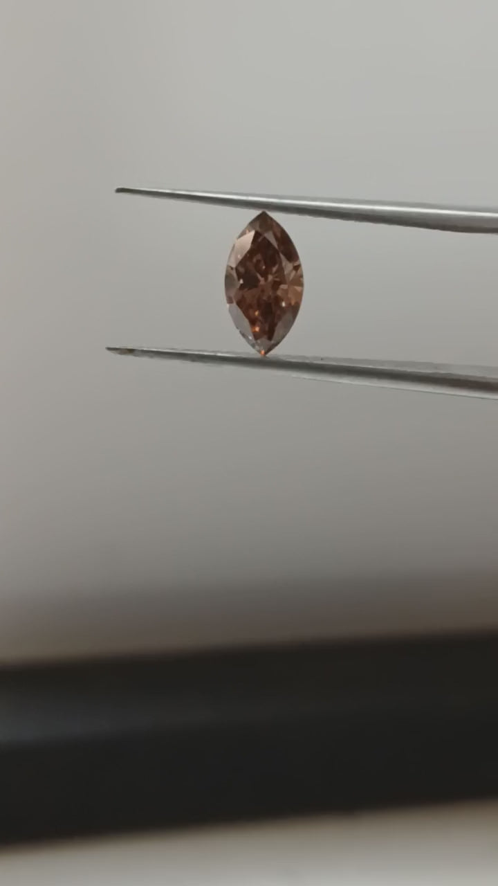 Marquise 0.56ct Fancy Brown VS1 EX EX None