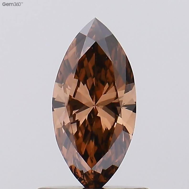 Marquise 0.56ct Fancy Brown VS1 EX EX None