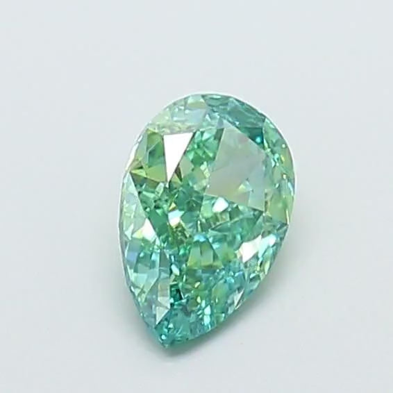 IGI LG720546226 : Pear 1ct Fancy Vivid Green VS2 VG VG None